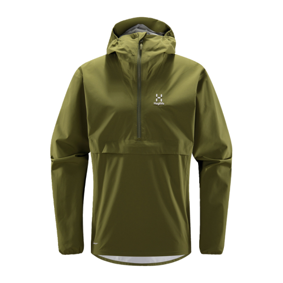 Haglöfs Sparv Proof Anorak Men Olive Green i gruppen Kläder & Skor / Kläder / Jackor / Regnjackor hos Sportfiskeprylar.se (6061334VY015r)