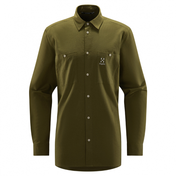 Haglöfs Curious Hemp Shirt Men Olive Green i gruppen Kläder & Skor / Kläder / Tröjor / Långärmade T-shirts hos Sportfiskeprylar.se (6062144VY020r)