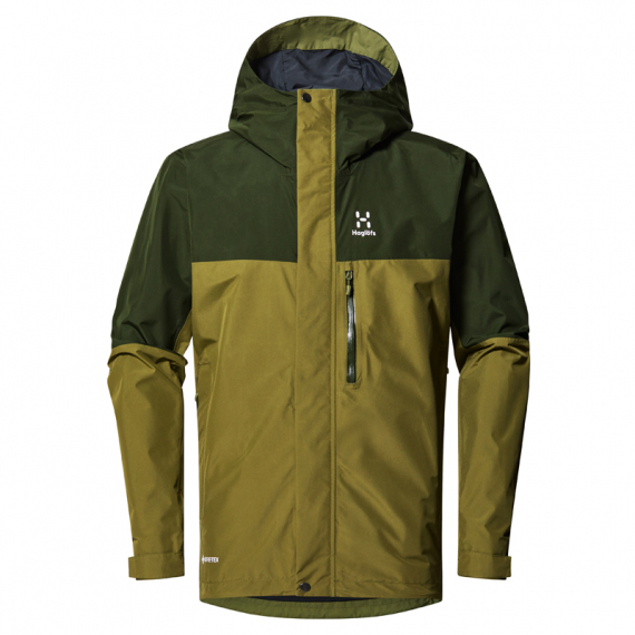 Haglöfs Lark GTX Jacket Men Olive Green/Seaweed Green i gruppen Kläder & Skor / Kläder / Jackor / Regnjackor hos Sportfiskeprylar.se (6064565MP020r)