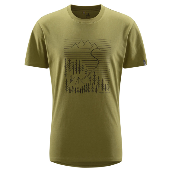 Haglöfs Camp Tee Men Olive Green i gruppen Kläder & Skor / Kläder / T-shirts hos Sportfiskeprylar.se (6065144VY020r)