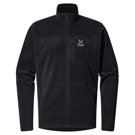 Haglöfs Kaise Mid Jacket Men True Black i gruppen Kläder & Skor / Kläder / Jackor / Fleecejackor hos Sportfiskeprylar.se (6065402C5020r)