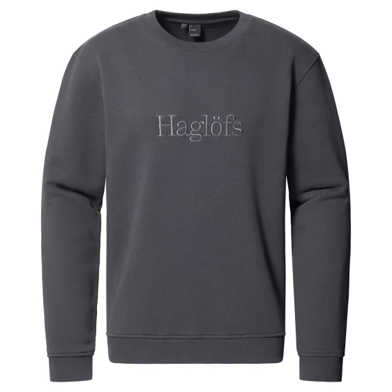 Haglöfs Crewneck Men True Black i gruppen Kläder & Skor / Kläder / Tröjor / Sweatshirts hos Sportfiskeprylar.se (6076572C5015r)