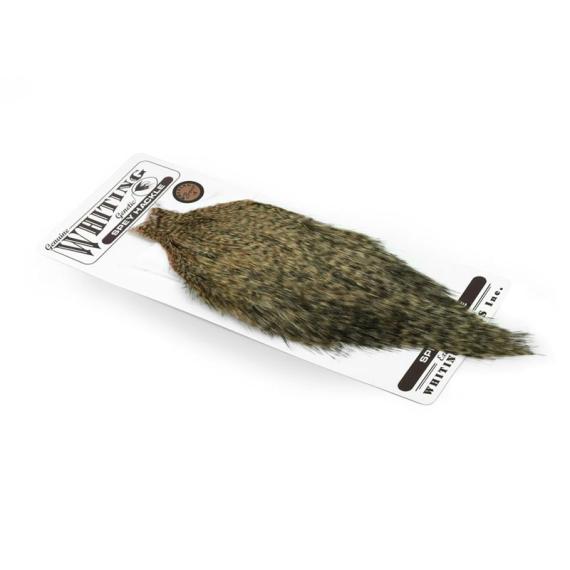 Whiting Bronze Spey Hackle Cape Grizzly dyed Salmon i gruppen Krok & Småplock / Flugbindning / Flugbindningsmaterial / Fjädrar & Nackar / Nackar & Sadlar hos Sportfiskeprylar.se (61301102)