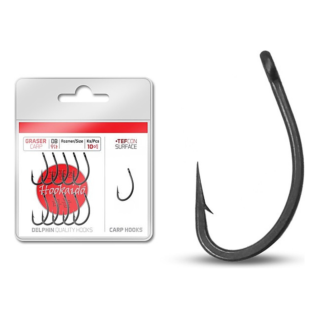 Delphin Hooks HKD Graser Tefcon 10+1-pack i gruppen Krok & Småplock / Krok / Specimenkrok hos Sportfiskeprylar.se (622715004r)