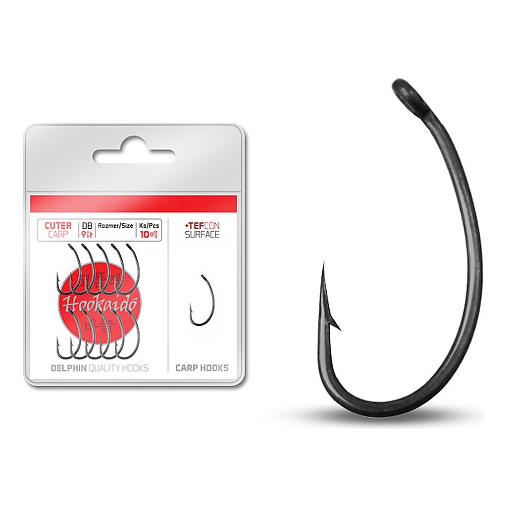 Delphin Hooks Cuter Tefcon 10+1-pack i gruppen Krok & Småplock / Krok / Specimenkrok hos Sportfiskeprylar.se (622720004r)