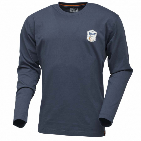 Savage Gear Simply Savage Rex Tee Long i gruppen Kläder & Skor / Kläder / Tröjor hos Sportfiskeprylar.se (62294r)