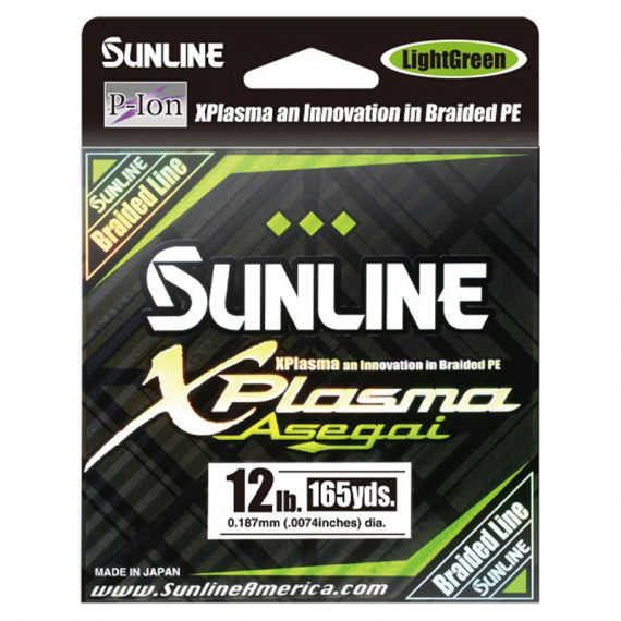 Sunline XPlasma Asegai Light Green 150m, 0.153mm i gruppen Fiskelinor / Flätlinor & Superlinor hos Sportfiskeprylar.se (63043200)