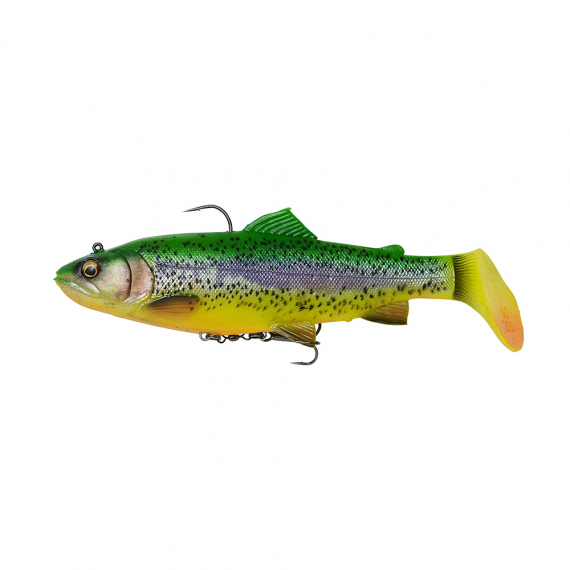 Savage Gear 4D Trout Rattle Shad 12.5cm 04-FireTrout MS 35g i gruppen Fiskedrag / Swimbaits / Mjuka Swimbaits hos Sportfiskeprylar.se (63756)