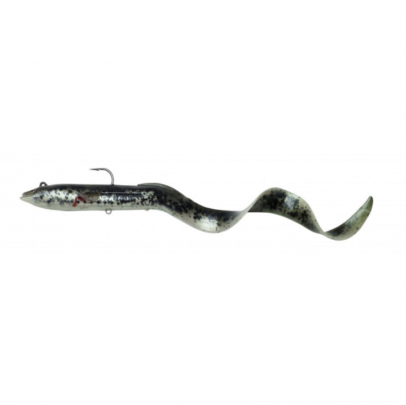 SavageGear Real Eel 20cm 38g Black Green Pearl PHP i gruppen Fiskedrag / Jiggar & Gummibeten / Gäddjiggar hos Sportfiskeprylar.se (63765)