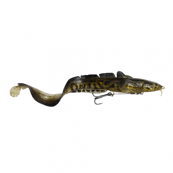 Savage Gear 3D Burbot 25cm 70g SS Gold Burbot UV i gruppen Fiskedrag / Jiggar & Gummibeten / Gäddjiggar hos Sportfiskeprylar.se (63849)