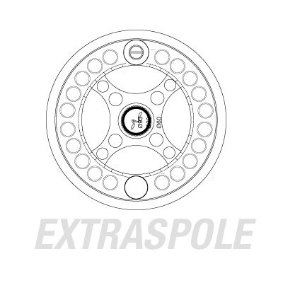 Sage Arbor XL Extraspole Slate i gruppen Fiskemetoder / Flugfiske / Flugfiskerullar & Extraspolar / Extraspolar hos Sportfiskeprylar.se (6400S45601r)