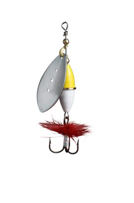 Wipp Spinnare 3 g Silver Gul/Vit i gruppen Fiskedrag / Spinnare / Inlinespinnare hos Sportfiskeprylar.se (6440-18)