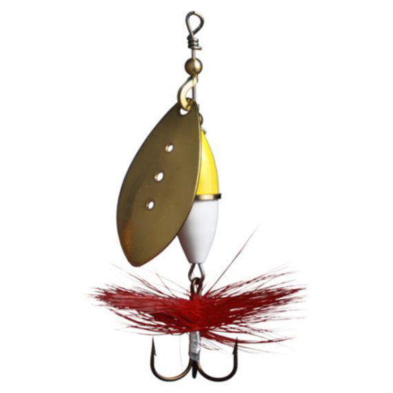 Wipp Spinnare 3 g Guld Gul/Vit i gruppen Fiskedrag / Spinnare hos Sportfiskeprylar.se (6440-28)