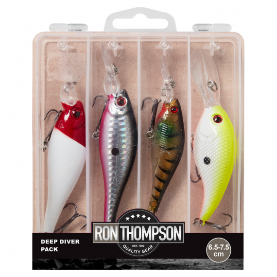DAM/R.T Deep Diver Pack Inc. Box i gruppen Fiskedrag / Wobblers / Djupgående Wobblers hos Sportfiskeprylar.se (65412)
