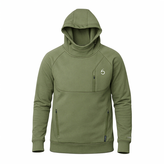 6th Sense FishDock Hoodie Concrete i gruppen Kläder & Skor / Kläder / Tröjor / Hoodies hos Sportfiskeprylar.se (6FDCKHD04-2Xr)