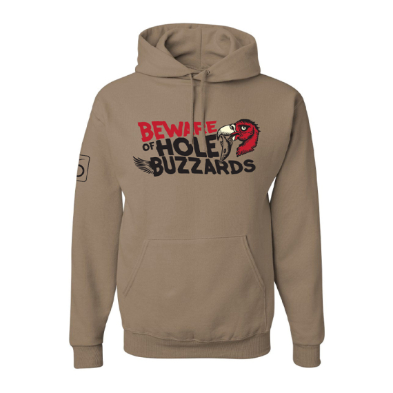 6th Sense Beware of Hole Buzzards Hoodie i gruppen Kläder & Skor / Kläder / Tröjor / Hoodies hos Sportfiskeprylar.se (6HOOD06-SMr)