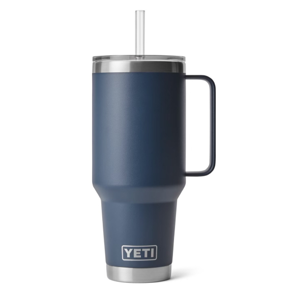 Yeti Rambler 42 Oz Straw Mug - Navy i gruppen Outdoor / Friluftskök & Redskap / Termosar / Termosmuggar hos Sportfiskeprylar.se (70000003358)