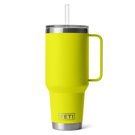 Yeti Rambler 42 Oz Straw Mug - Firefly Yellow i gruppen Outdoor / Friluftskök & Redskap / Termosar / Termosmuggar hos Sportfiskeprylar.se (70000004055)