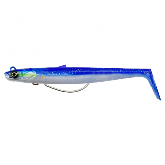 Savage Gear Sandeel V2 Weedless 11.5cm 22g Sinking 2+1 - Blue Pearl Silver i gruppen Fiskedrag / Jiggar & Gummibeten / Abborrjiggar & Gösjiggar hos Sportfiskeprylar.se (72515)