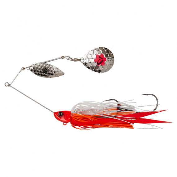 Savage Gear Da\'Bush Spinnerbait 16cm 32g Sinking - Red Head Silver i gruppen Fiskedrag / Spinnerbaits hos Sportfiskeprylar.se (72613)