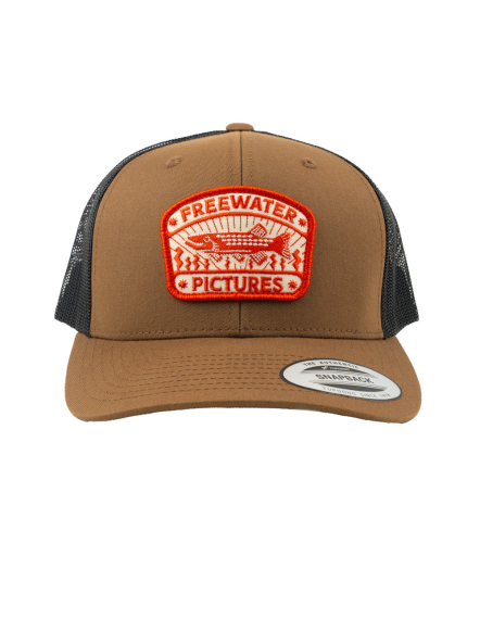 Freewater Pictures Inca Pike Trucker Cap - Brown/Black i gruppen Kläder & Skor / Kepsar & Huvudbonader / Kepsar / Truckerkepsar hos Sportfiskeprylar.se (7350139701785)