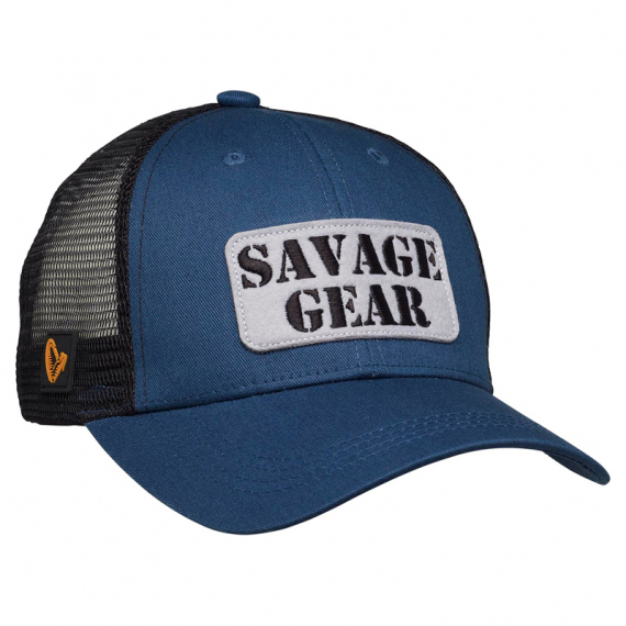 Savage Gear Logo Badge Cap, Teal Blue i gruppen Kläder & Skor / Kepsar & Huvudbonader / Kepsar / Truckerkepsar hos Sportfiskeprylar.se (73712)