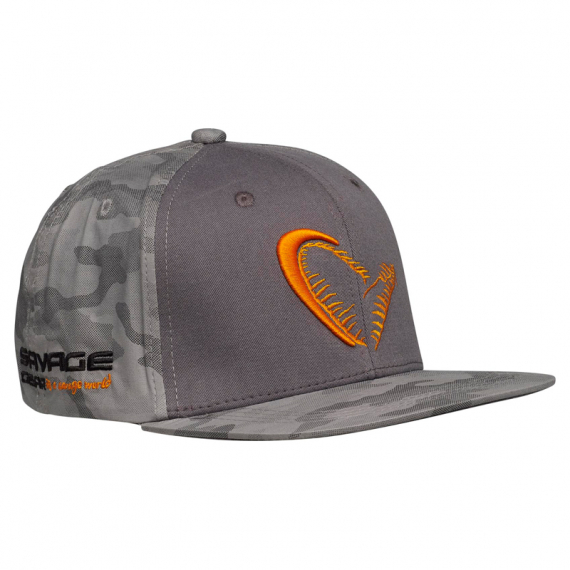 Savage Gear Flex Fit Camo Cap, Camo/Grey i gruppen Kläder & Skor / Kepsar & Huvudbonader / Kepsar / Flexfitkepsar hos Sportfiskeprylar.se (73714)