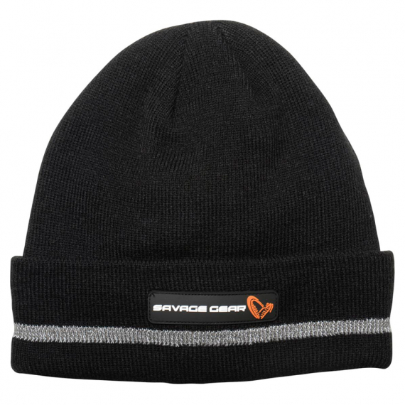 Savage Gear Reflex Beanie, Black/Reflex i gruppen Kläder & Skor / Kepsar & Huvudbonader / Mössor hos Sportfiskeprylar.se (73740)
