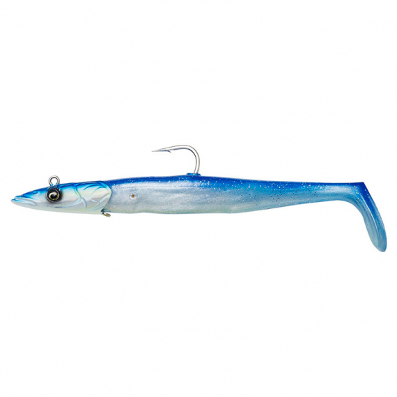 Savage Gear Sandeel V2 23.5cm 175g - Blue Pearl Silver 2+1 i gruppen Fiskedrag / Jiggar & Gummibeten / Gäddjiggar hos Sportfiskeprylar.se (74195)