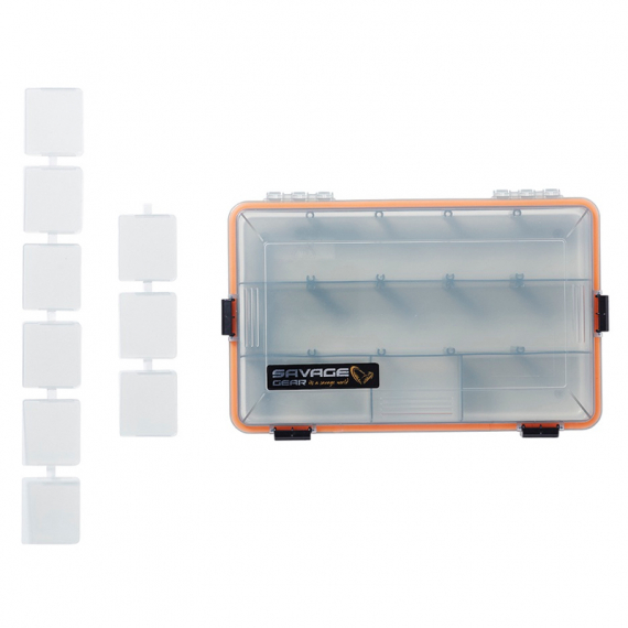 Savage Gear WP Lurebox 4B Smoke 27.5x18x5cm i gruppen Förvaring / Boxar & Lådor / Betesboxar hos Sportfiskeprylar.se (74224)