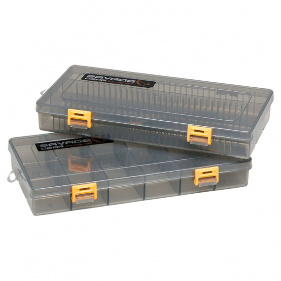 Savage Gear Flat Lure Box Smoke Kit 2pcs 23x11x3.5cm i gruppen Förvaring / Boxar & Lådor / Betesboxar hos Sportfiskeprylar.se (74233)
