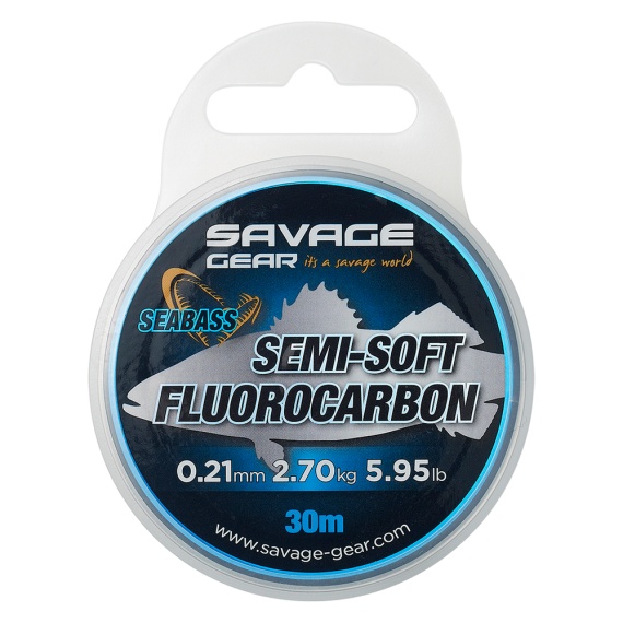 Savage Gear Semi-Soft Fluorocarbon 30m Clear i gruppen Krok & Småplock / Tafsar & Tafsmaterial / Tafsmaterial / Tafsmaterial Fluorocarbon hos Sportfiskeprylar.se (74484r)