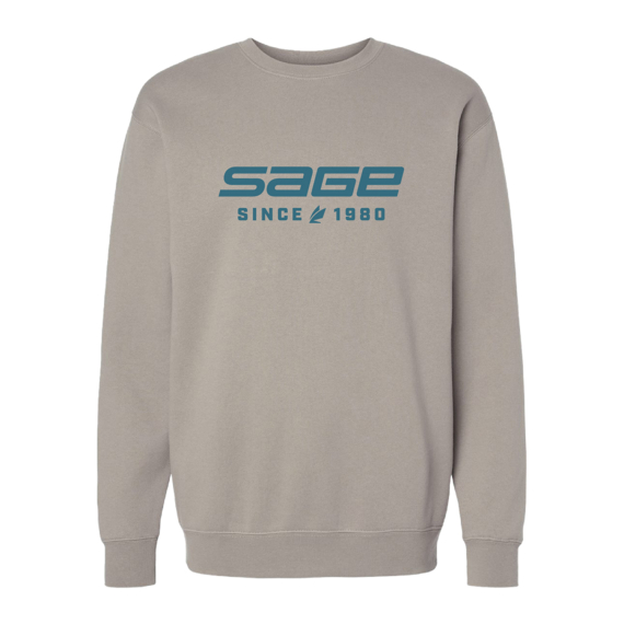 Sage Since 1980 Crew Cement i gruppen Kläder & Skor / Kläder / Tröjor / Sweatshirts hos Sportfiskeprylar.se (7469-02r)