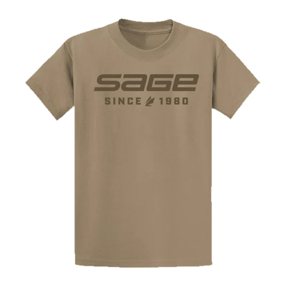 Sage Since 1980 T-shirt Sand i gruppen Kläder & Skor / Kläder / T-shirts hos Sportfiskeprylar.se (7474-02r)