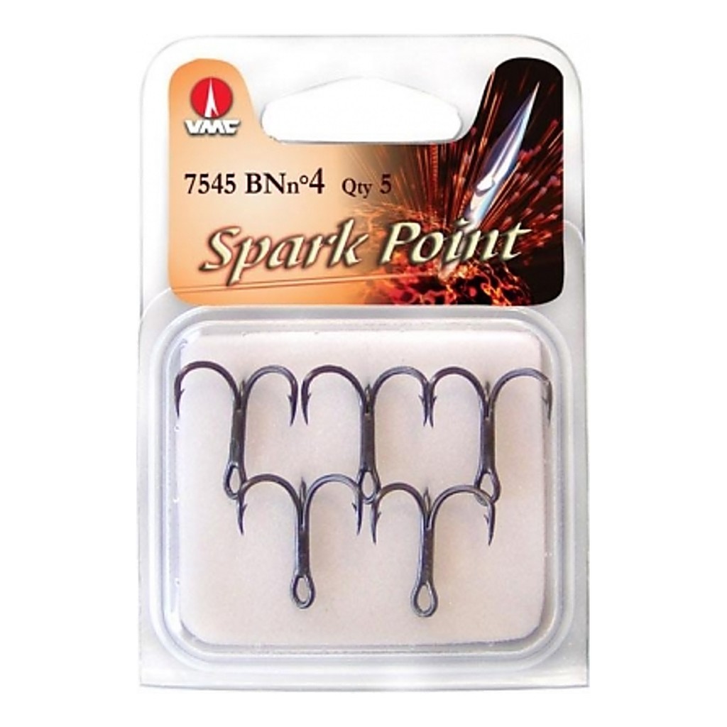 VMC 7545BN Spark Point Strl 2 5-pack i gruppen Krok & Småplock / Krok hos Sportfiskeprylar.se (7545BN2)