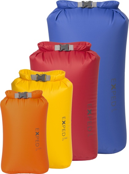 Exped Fold Drybag 4-Pack XS-L i gruppen Förvaring / Vattentäta Väskor hos Sportfiskeprylar.se (7640171994147EANr)