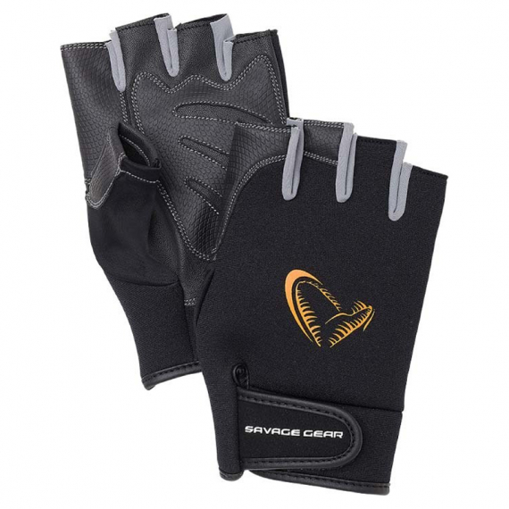 Savage Gear Neoprene Half Finger, Grey i gruppen Kläder & Skor / Kläder / Handskar & Vantar hos Sportfiskeprylar.se (76462r)