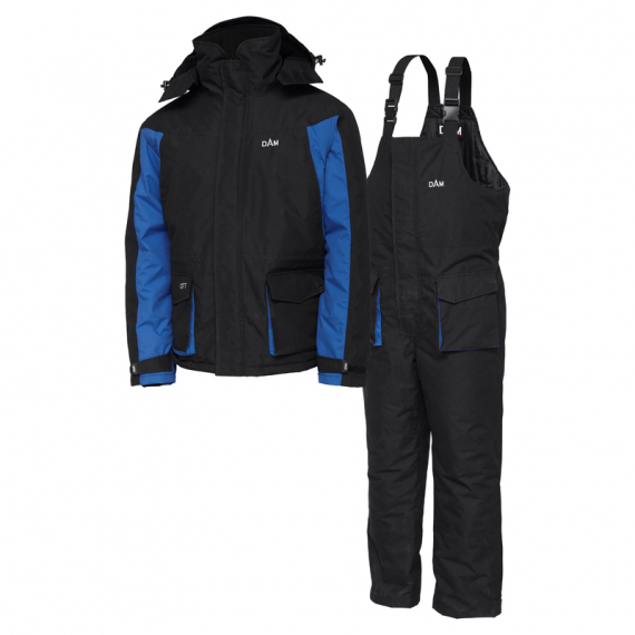 DAM O.T.T. Thermal Suit Black Night/Blue i gruppen Kläder & Skor / Kläder / Klädset & Fiskeställ hos Sportfiskeprylar.se (76609r)