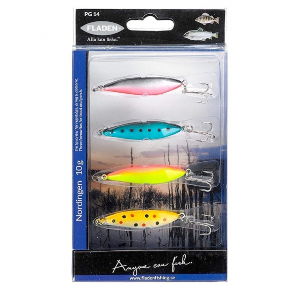 Fladen Nordingen 10g 4-pack i gruppen Fiskedrag / Betespaket / Betespaket Ädelfisk & Putntake hos Sportfiskeprylar.se (7671)