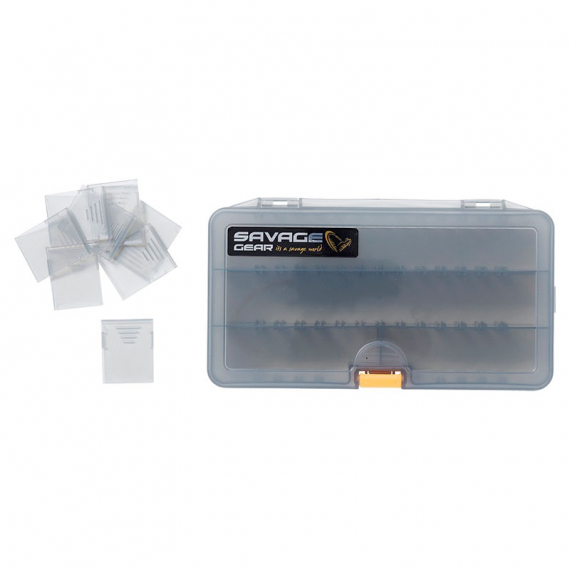 Savage Gear Lurebox 4B Smoke 21.4x11.8x4.5cm i gruppen Förvaring / Boxar & Lådor / Betesboxar hos Sportfiskeprylar.se (76774)
