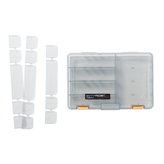 Savage Gear Lurebox 5D Smoke 27,5x18x4,5cm i gruppen Förvaring / Boxar & Lådor / Betesboxar hos Sportfiskeprylar.se (76777)