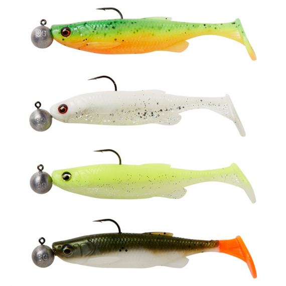 Savage Gear Fat Minnow T-Tail RTF i gruppen Fiskedrag / Jiggar & Gummibeten / Abborrjiggar & Gösjiggar hos Sportfiskeprylar.se (77020r)