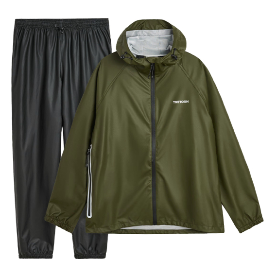 Tretorn Packable Rainbreaker Set, Forest Green i gruppen Kläder & Skor / Kläder / Klädset & Fiskeställ hos Sportfiskeprylar.se (800655502Sr)