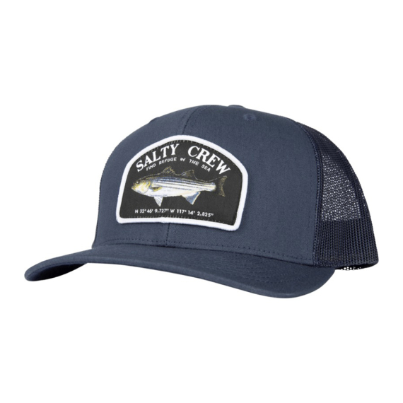 Salty Crew Striper Retro Trucker Navy i gruppen Kläder & Skor / Kepsar & Huvudbonader / Kepsar hos Sportfiskeprylar.se (804046346661)