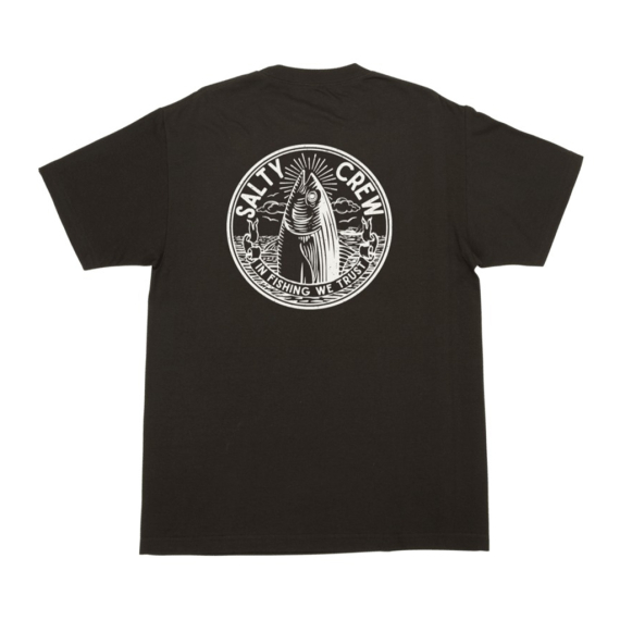 Salty Crew In Fishing We Trust S/S Tee Black i gruppen Kläder & Skor / Kläder / T-shirts hos Sportfiskeprylar.se (804046400066r)