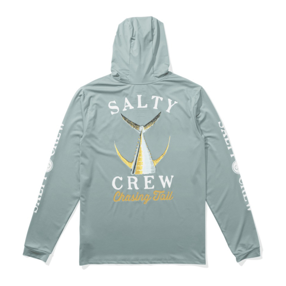 Salty Crew Tailed Hood Sunshirt Mackerel i gruppen Kläder & Skor / UV-kläder hos Sportfiskeprylar.se (804046512974r)
