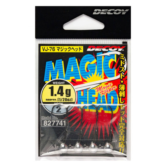 Decoy VJ-76 Magic Head i gruppen Krok & Småplock / Jiggskallar / Runda Jiggskallar hos Sportfiskeprylar.se (827796r)