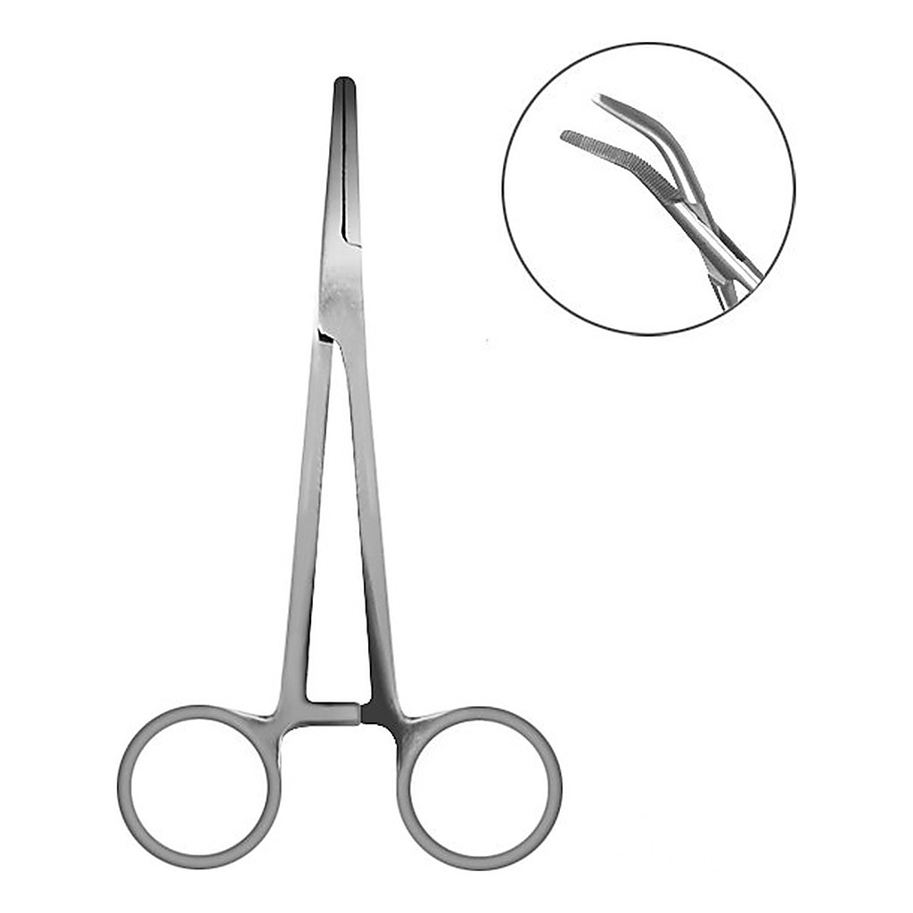 Delphin Curved Forceps - 15 cm i gruppen Verktyg & Tillbehör / Tänger & Saxar / Peanger hos Sportfiskeprylar.se (830921015)