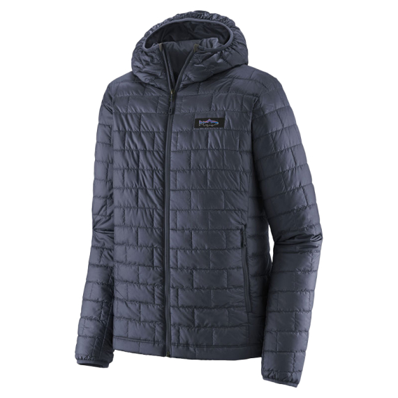 Patagonia M\'s Nano Puff Fitz Roy Trout Hoody Smolder Blue i gruppen Kläder & Skor / Kläder / Jackor / Dun & Syntetfoderjackor hos Sportfiskeprylar.se (84455-SMDBr)