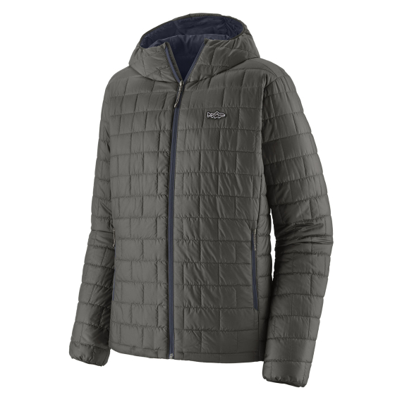 Patagonia M\'s Nano Puff Fitz Roy Trout Hoody Forge Grey i gruppen Kläder & Skor / Kläder / Jackor / Dun & Syntetfoderjackor hos Sportfiskeprylar.se (84456-FGE-Lr)